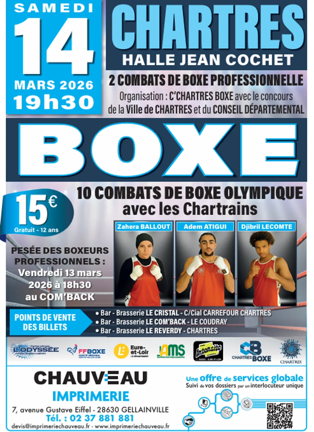 CHARTRES - Gala du C’Chartres Boxe