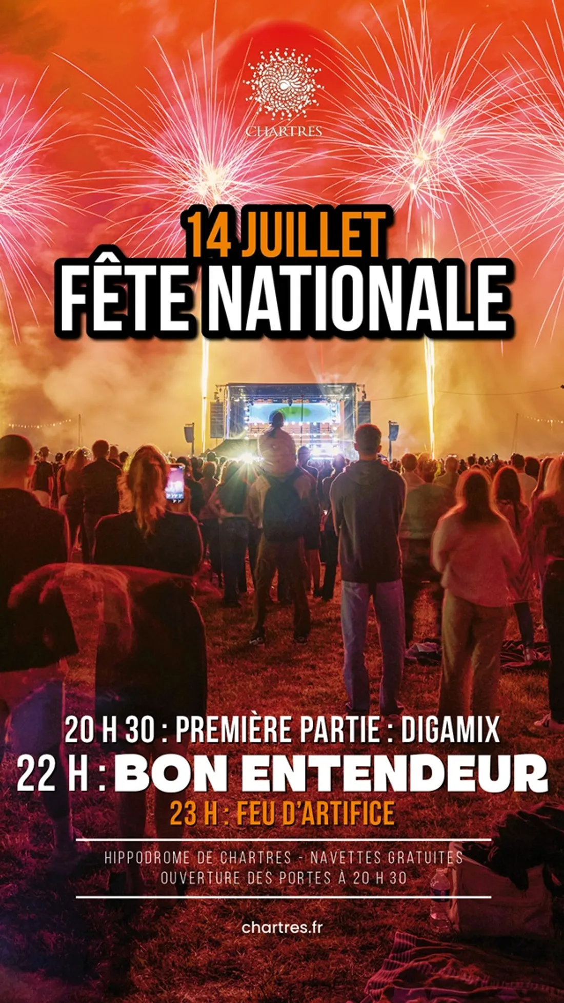 chartres 14 juillet 2026