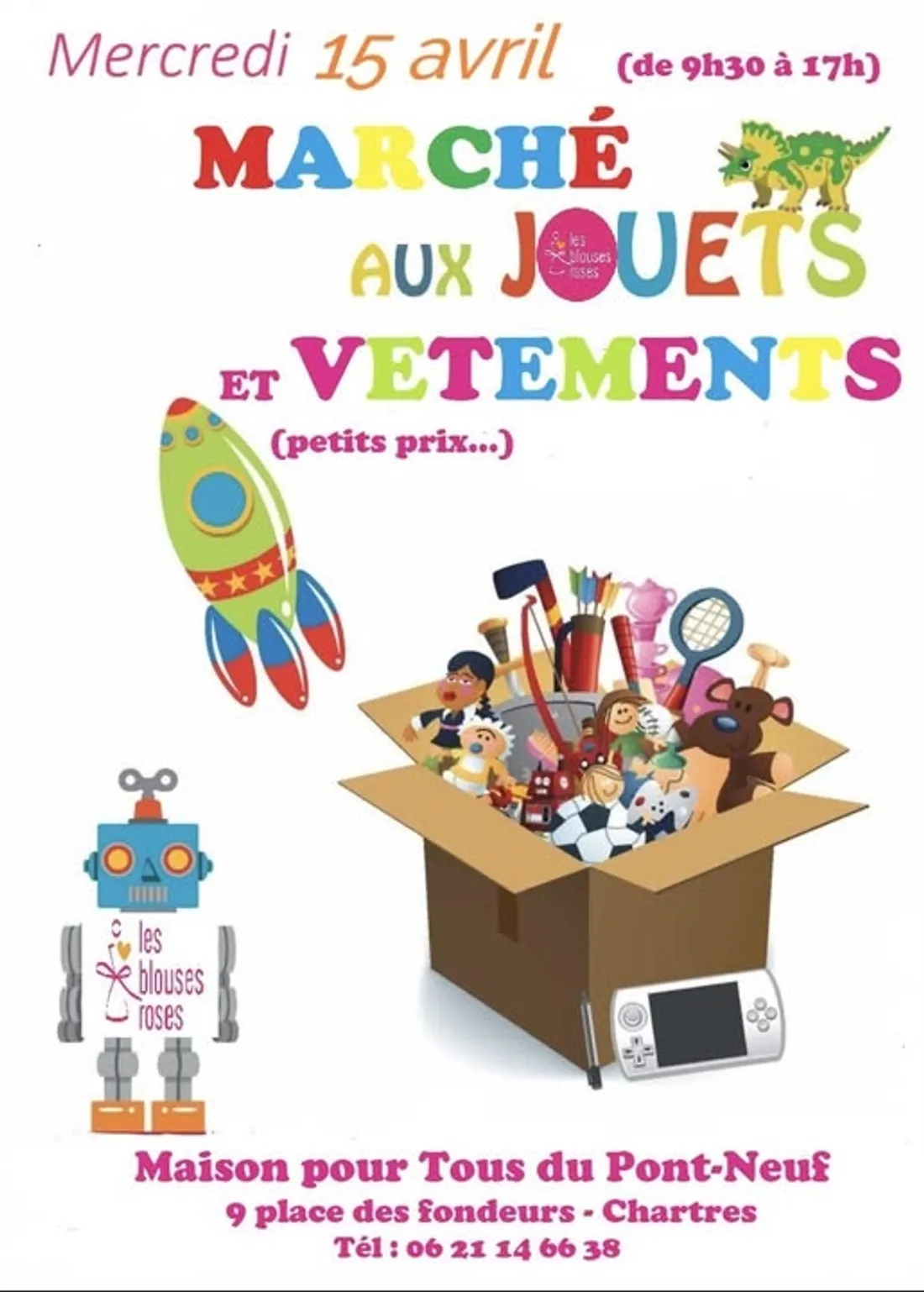 CHARTRES - Marché aux jouets et vêtements des Blouses Roses