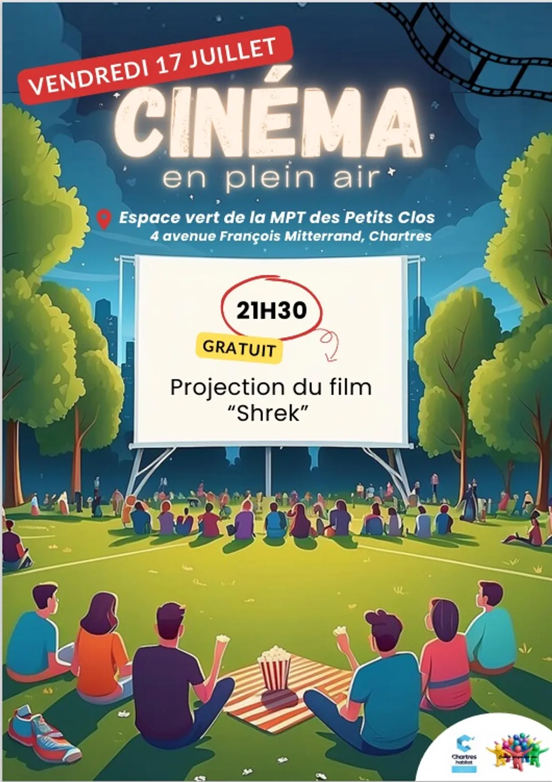 CHARTRES - Cinéma Plein Air : Shrek