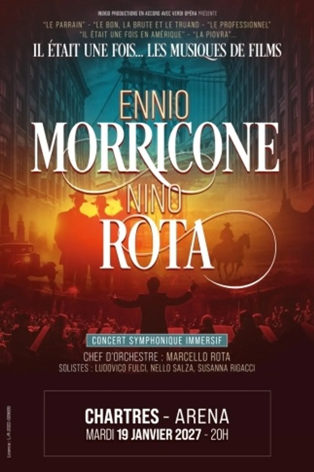 CHARTRES - Il était une fois... Ennio Morricone & Nino Rota