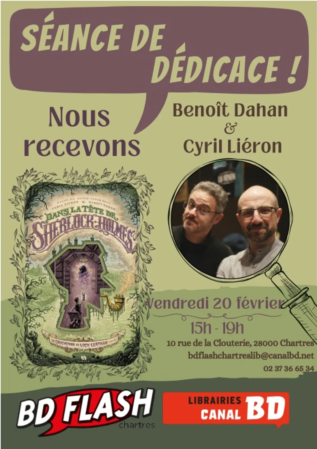 CHARTRES - Rencontre : Benoît Dahan et Cyril Liéron