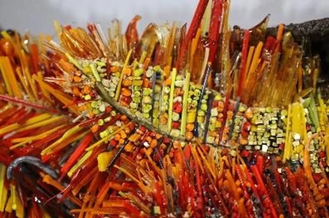 CHARTRES - Chemin des Arts : Ahmed Ibrahim et AGI Mosaics, Les Liens Invisibles (mosaïque)