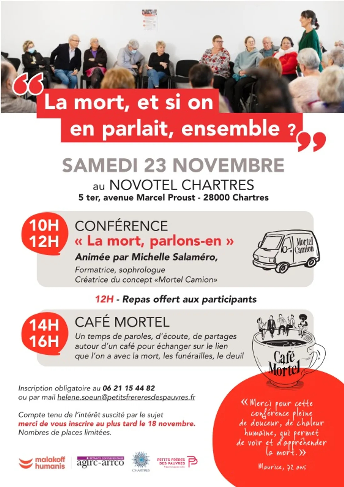 CHARTRES - La mort, et si on en parlait, ensemble ?