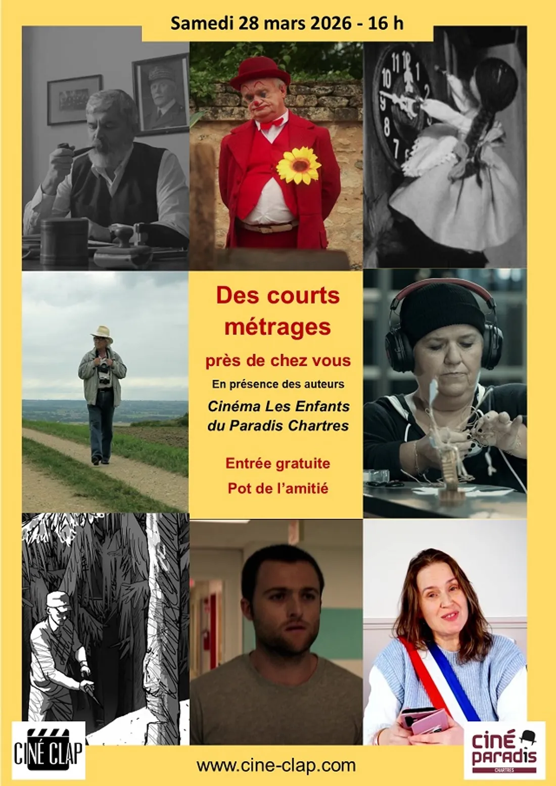 CHARTRES - Des courts métrages près de chez vous