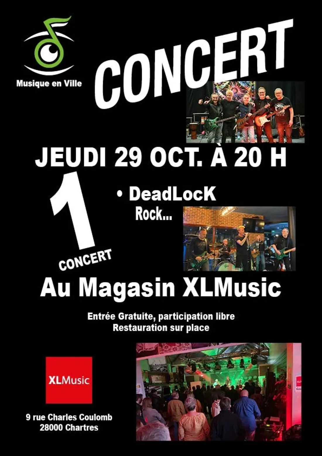 CHARTRES - Concert : DeadLock