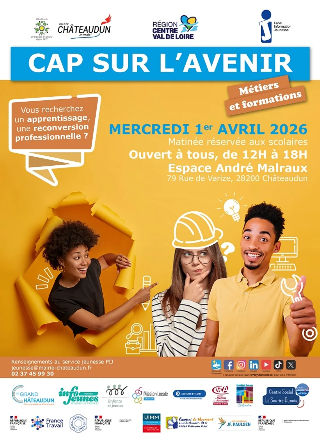 CHÂTEAUDUN - Cap sur l'Avenir, métiers et formations