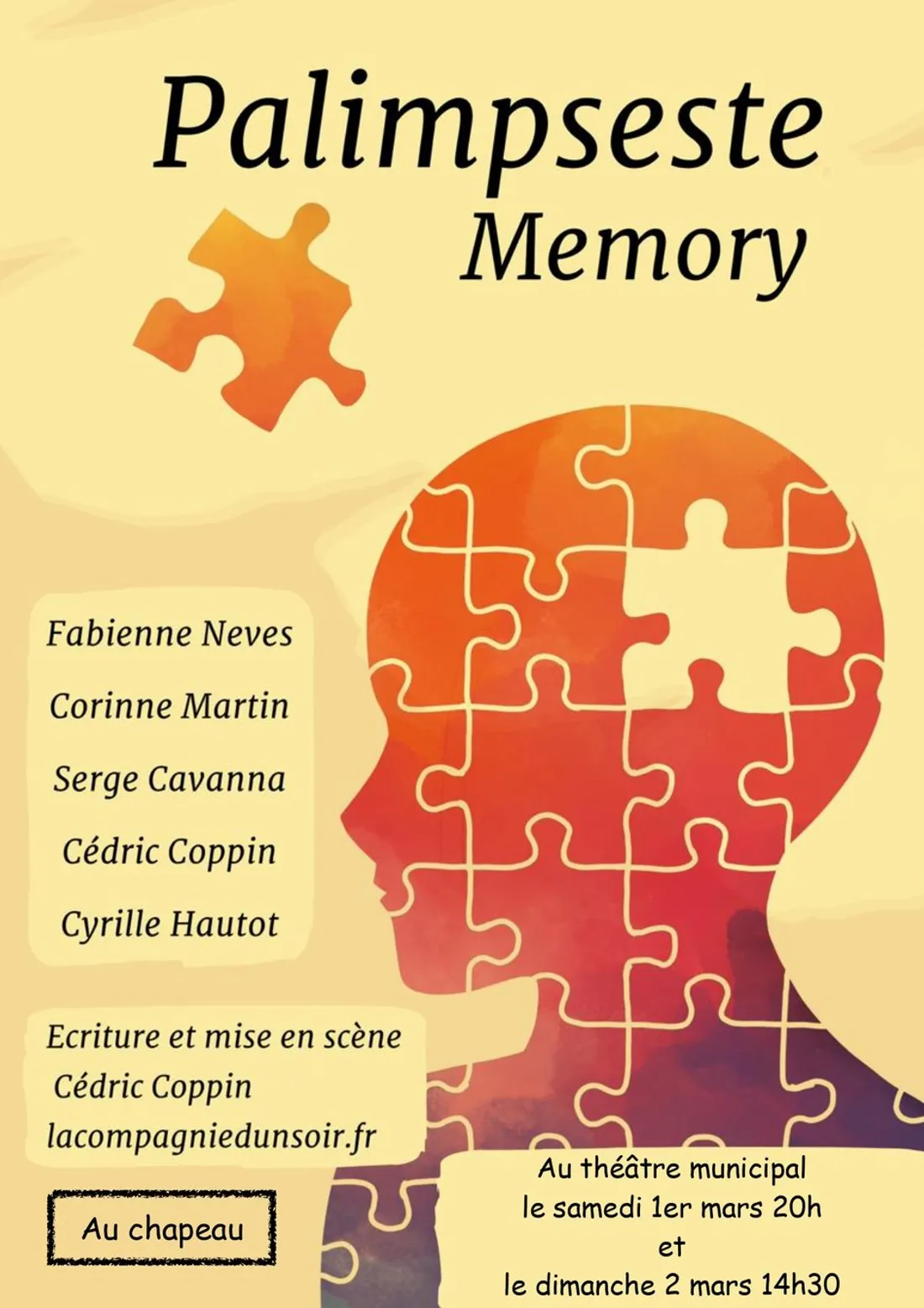 CHÂTEAUDUN - Spectacle : Palimpseste Memory