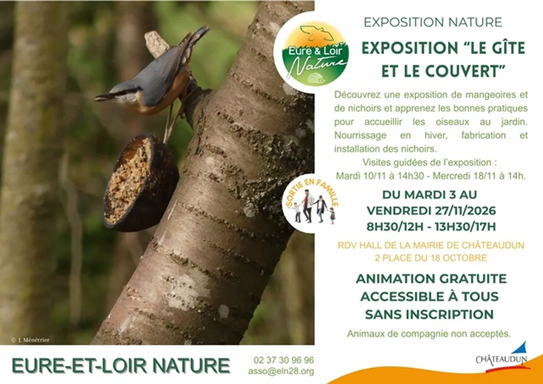 CHÂTEAUDUN - Exposition : Le gîte et le couvert