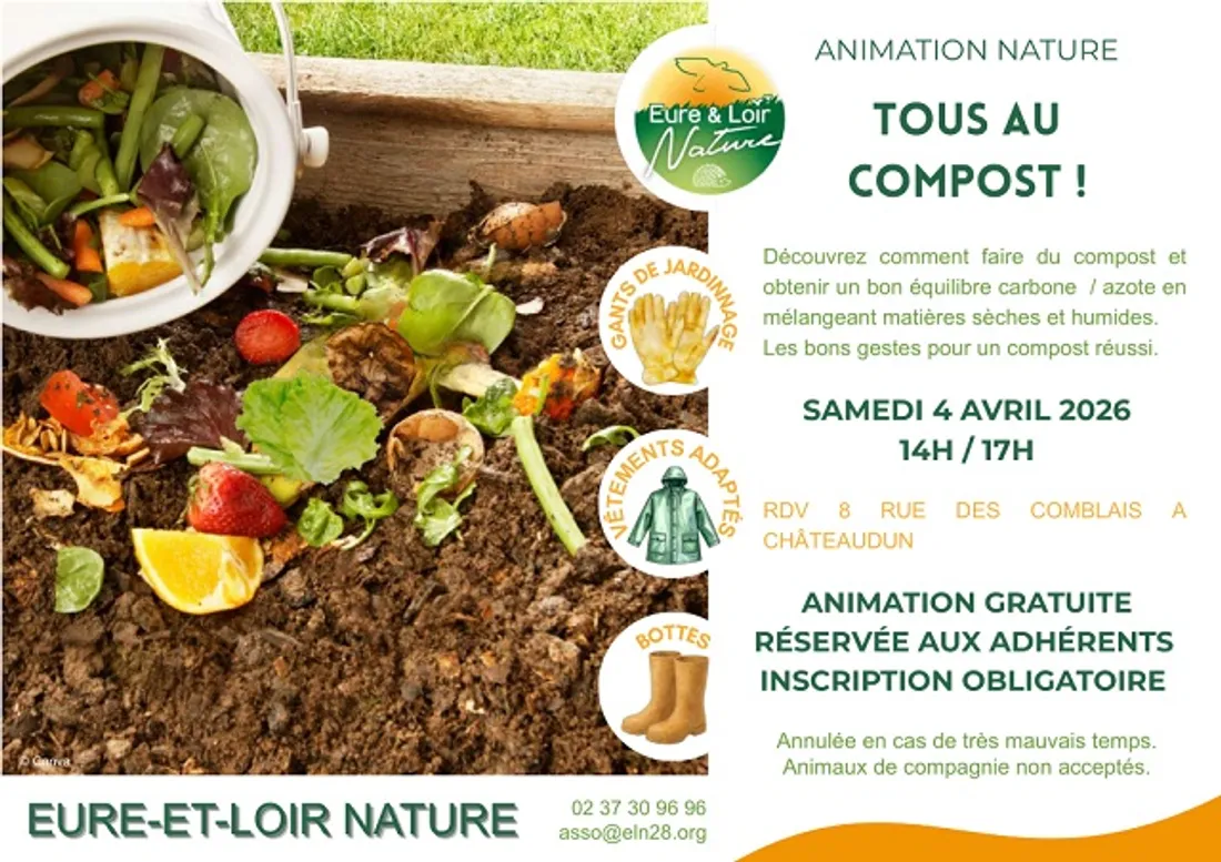 CHÂTEAUDUN - Nature : Tous au compost !