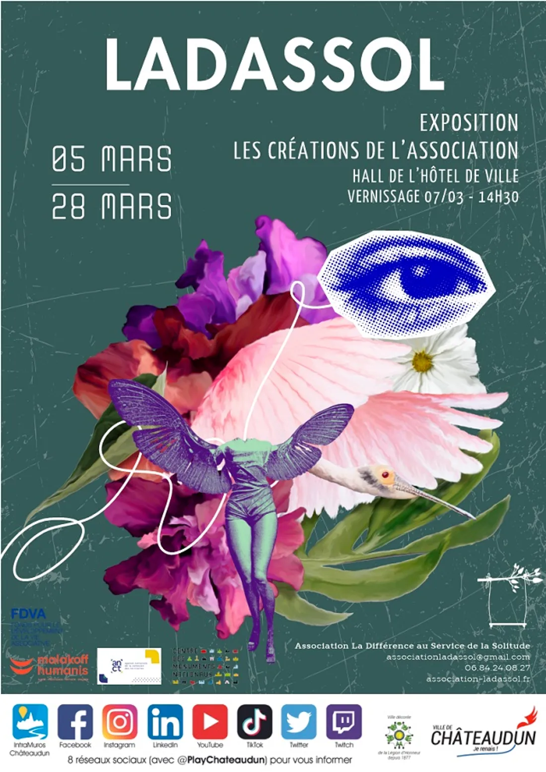 CHÂTEAUDUN - Exposition : Ladassol, les créations de l'association