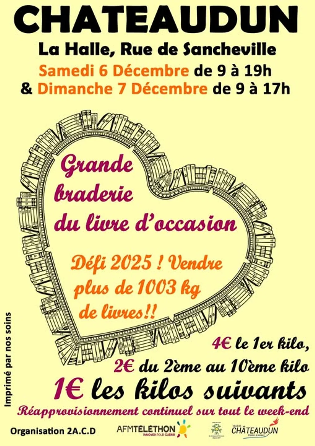 CHÂTEAUDUN - Grande braderie du livre d'occasion