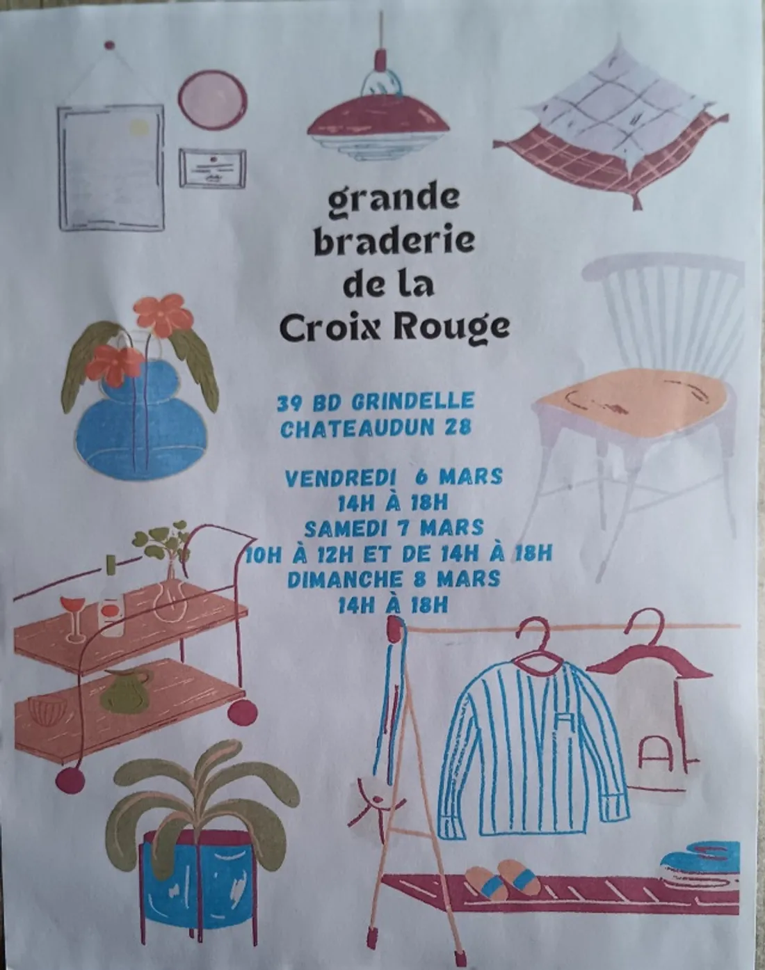 CHÂTEAUDUN - Braderie de la Croix Rouge
