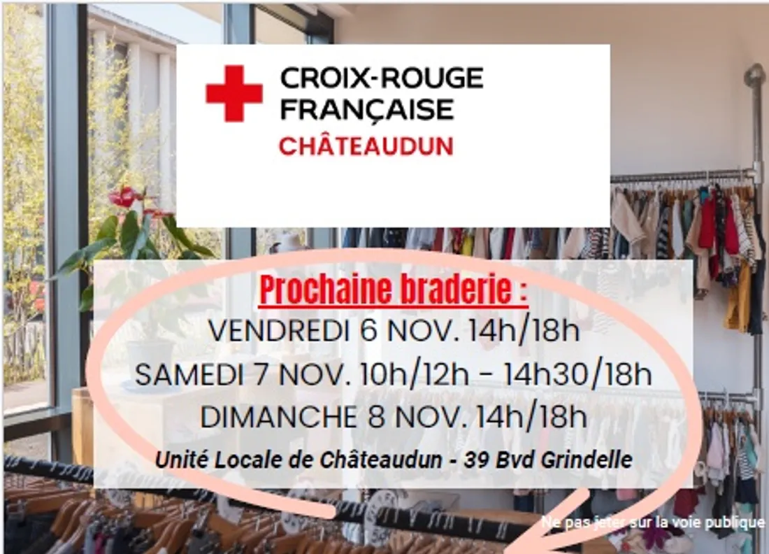 CHÂTEAUDUN - Braderie de la Croix-Rouge