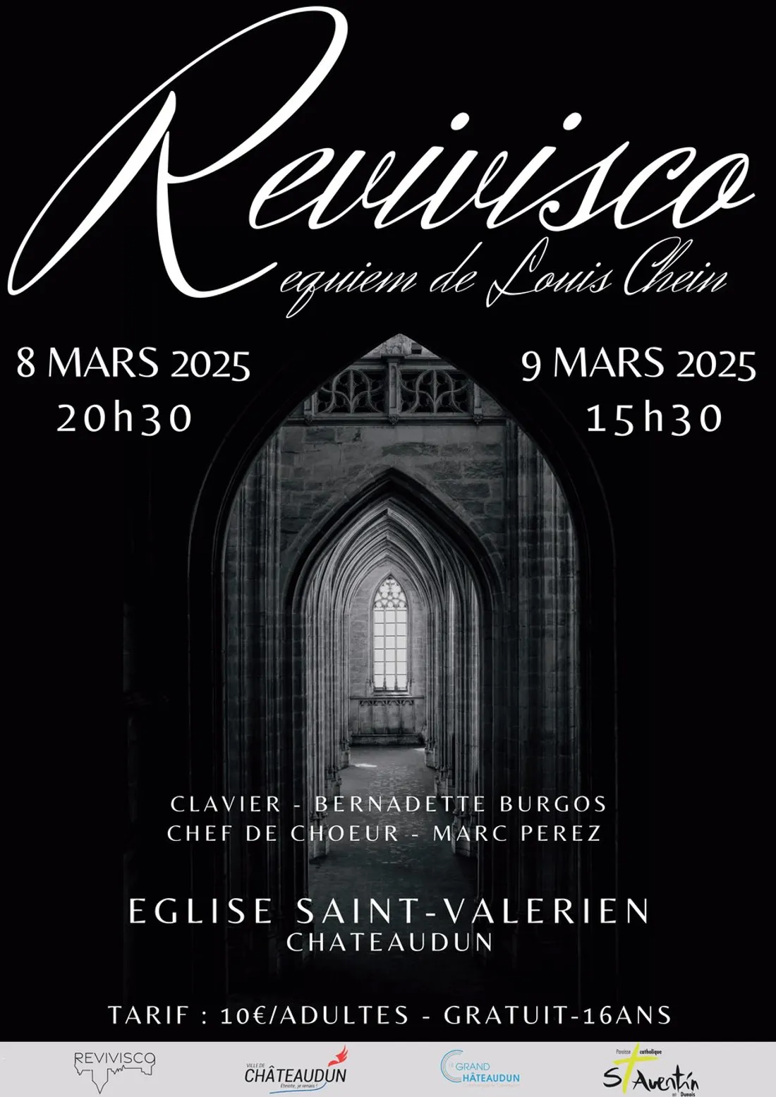 CHÂTEAUDUN - Concert : Requiem de Louis Chein
