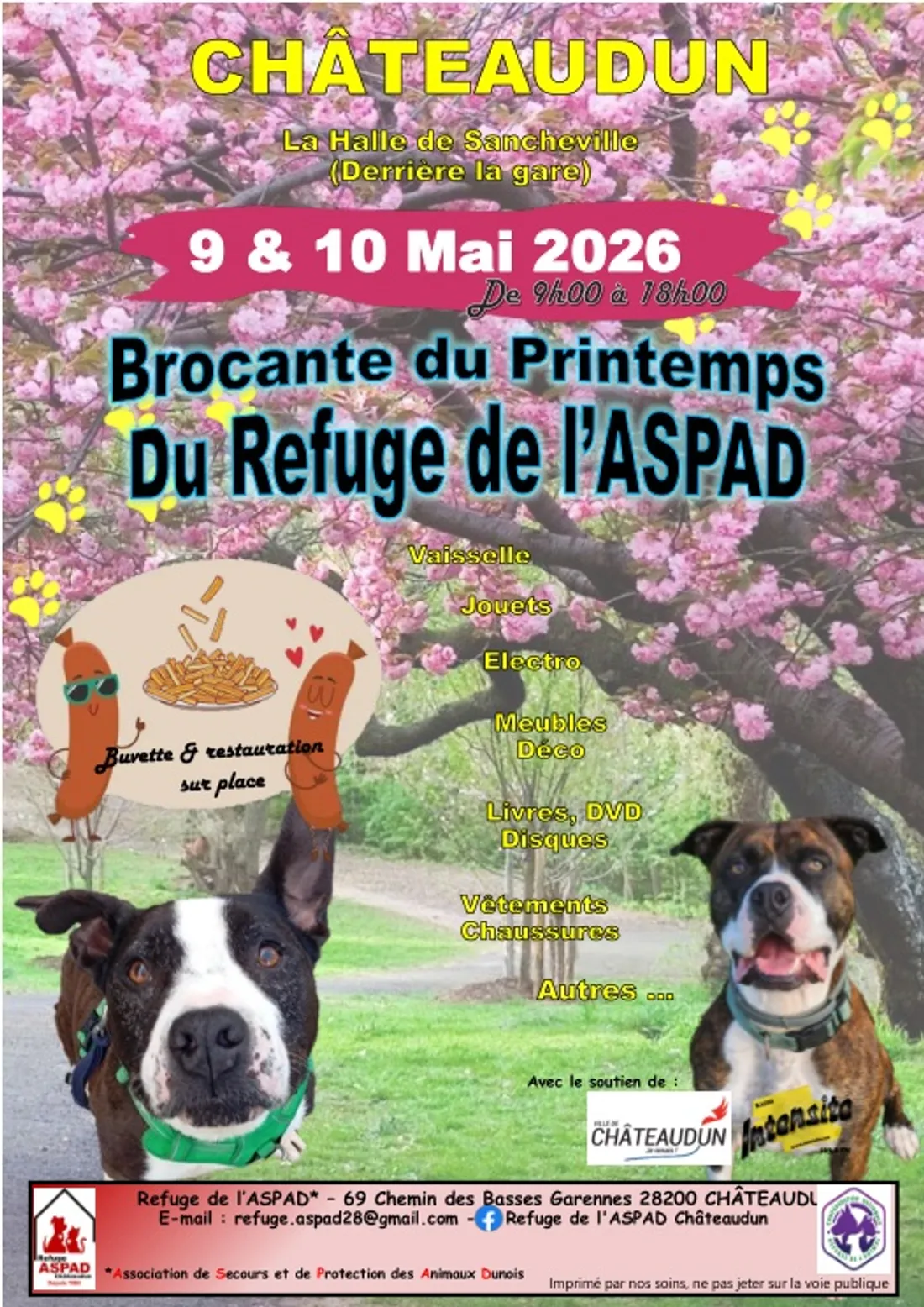 CHÂTEAUDUN - Brocante du Printemps du Refuge de l'ASPAD