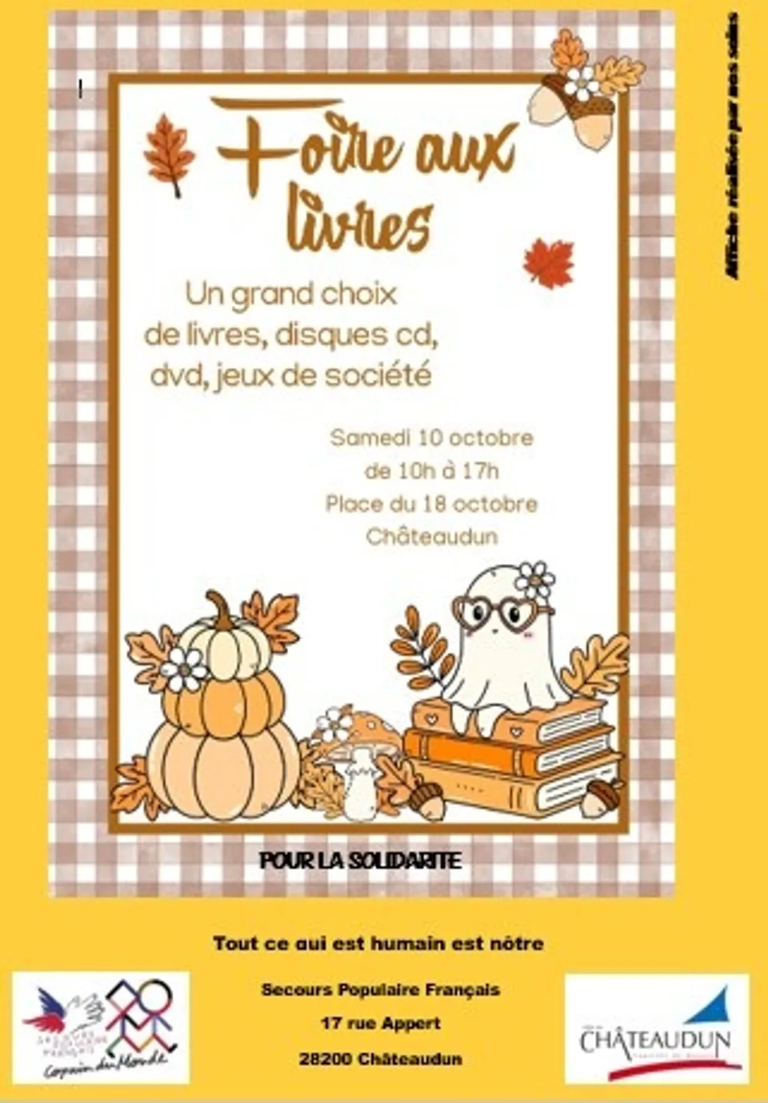 CHÂTEAUDUN - Foire aux livres du Secours Populaire