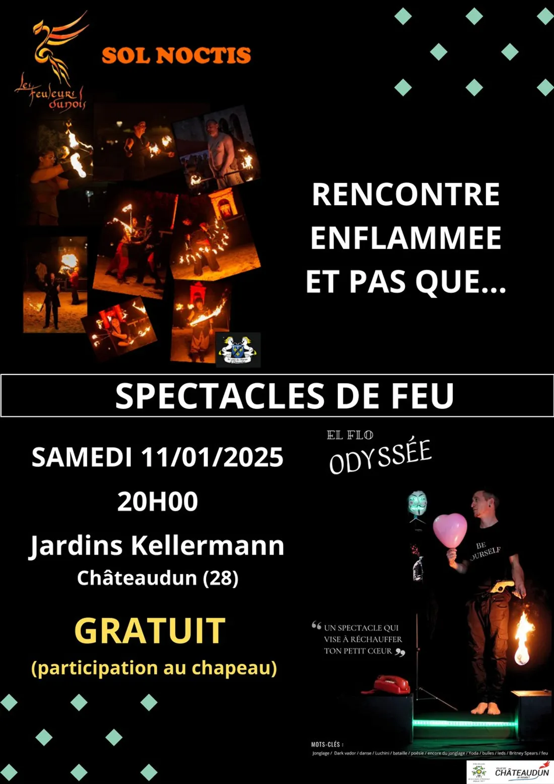 CHÂTEAUDUN - Spectacles de feu