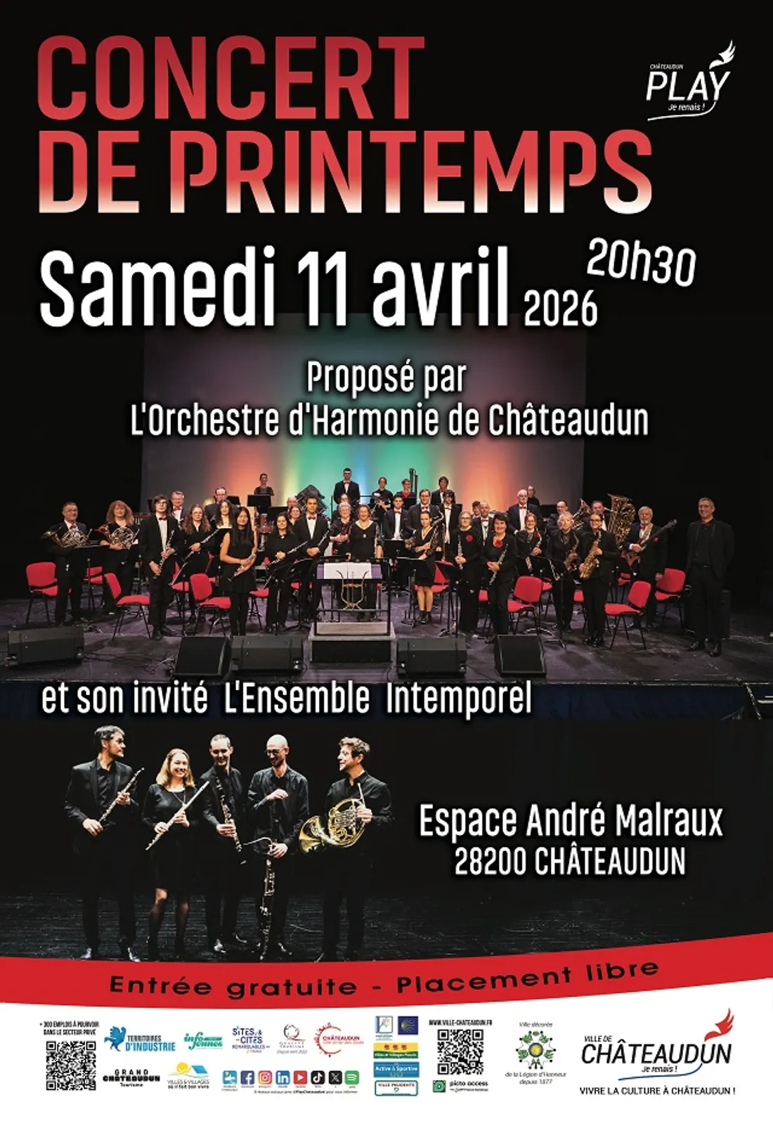 CHÂTEAUDUN - Concert de printemps de l'orchestre d'Harmonie