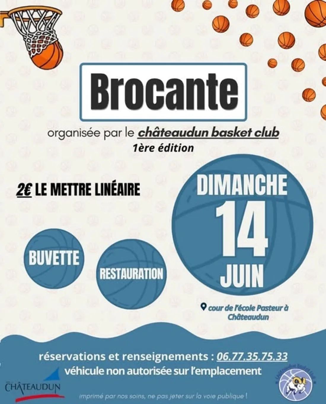 CHÂTEAUDUN – Brocante du Basket