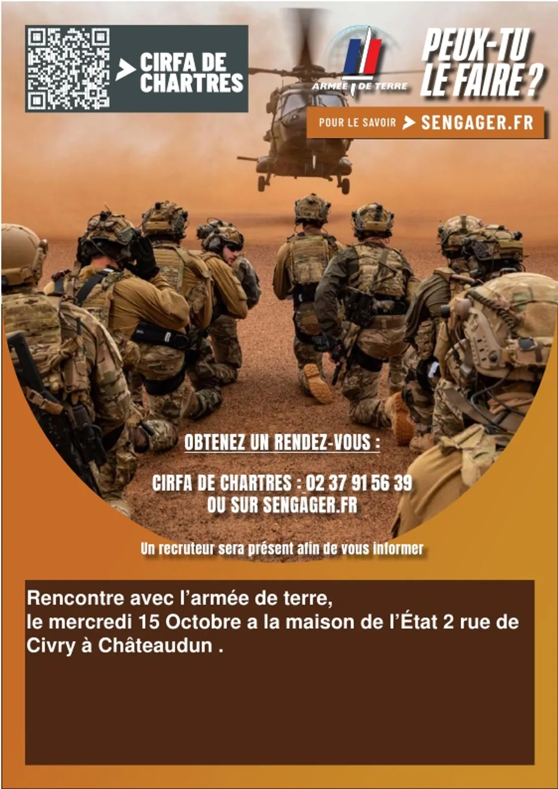 CHÂTEAUDUN - Rencontre avec l'Armée de terre