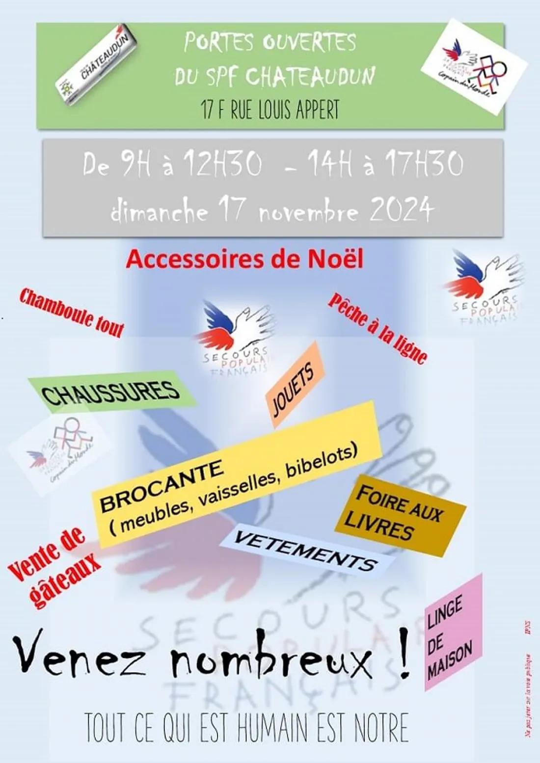 CHÂTEAUDUN - Portes ouvertes du Secours Populaire