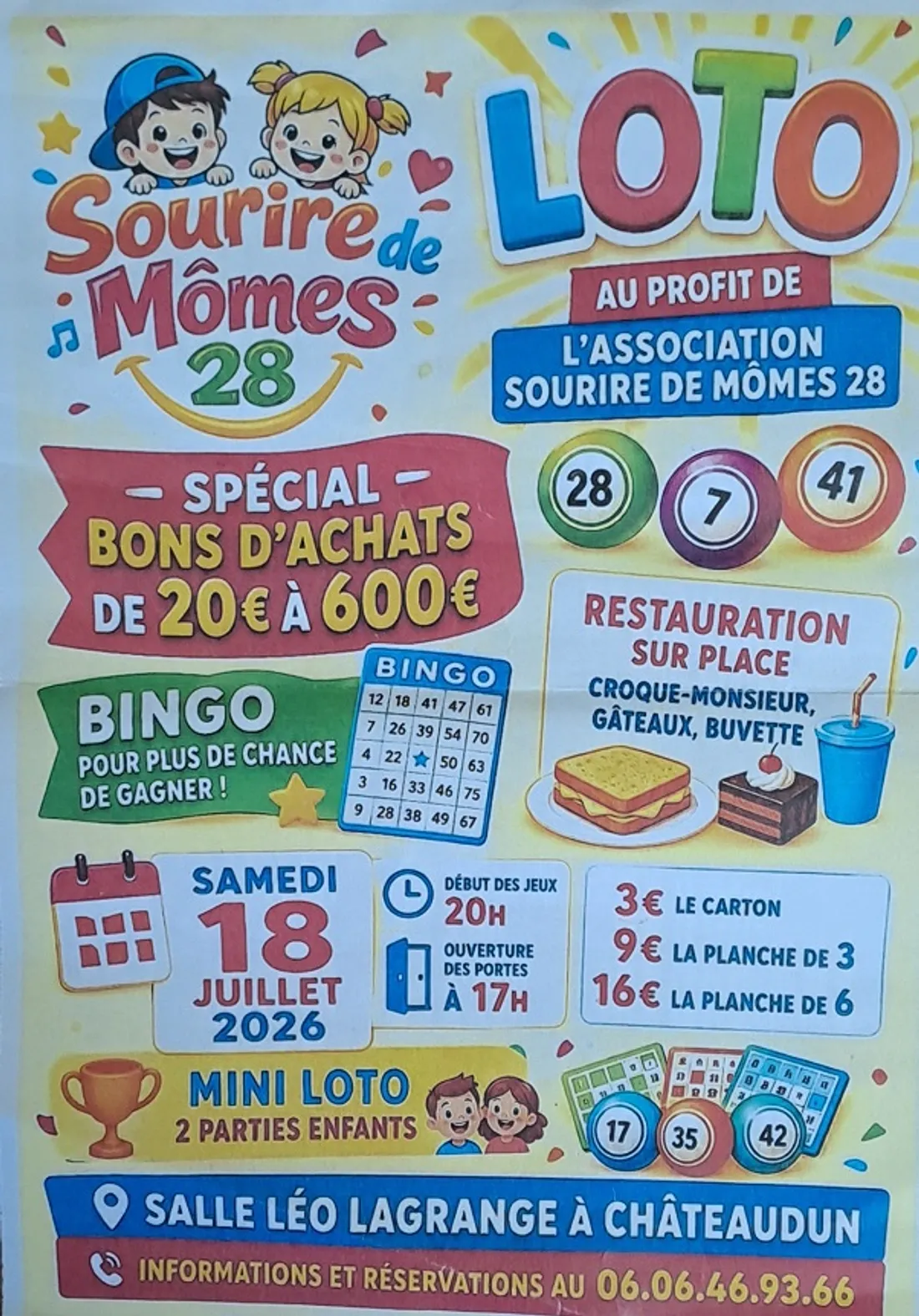CHÂTEAUDUN - Loto de Sourire de Mômes 28