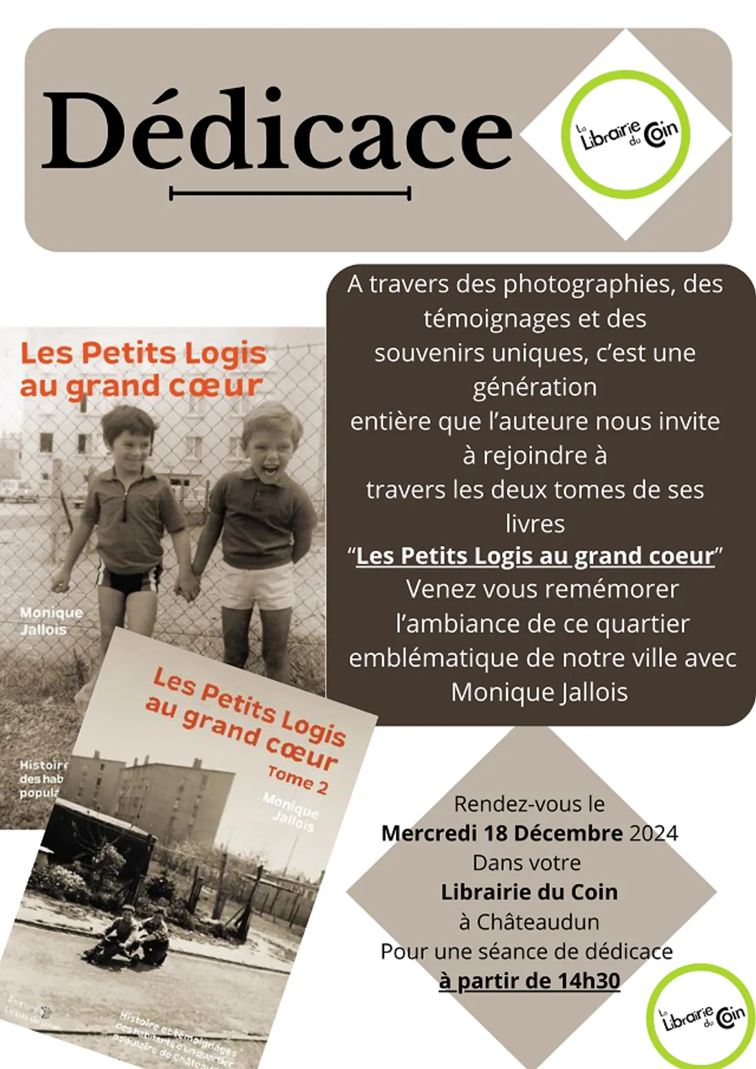 CHÂTEAUDUN - Rencontre : Monique Jallois
