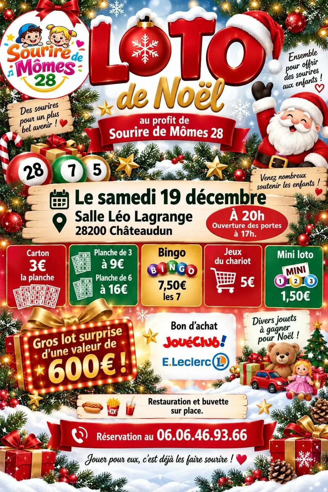 CHÂTEAUDUN - Loto de Noël de Sourire de Môme 28
