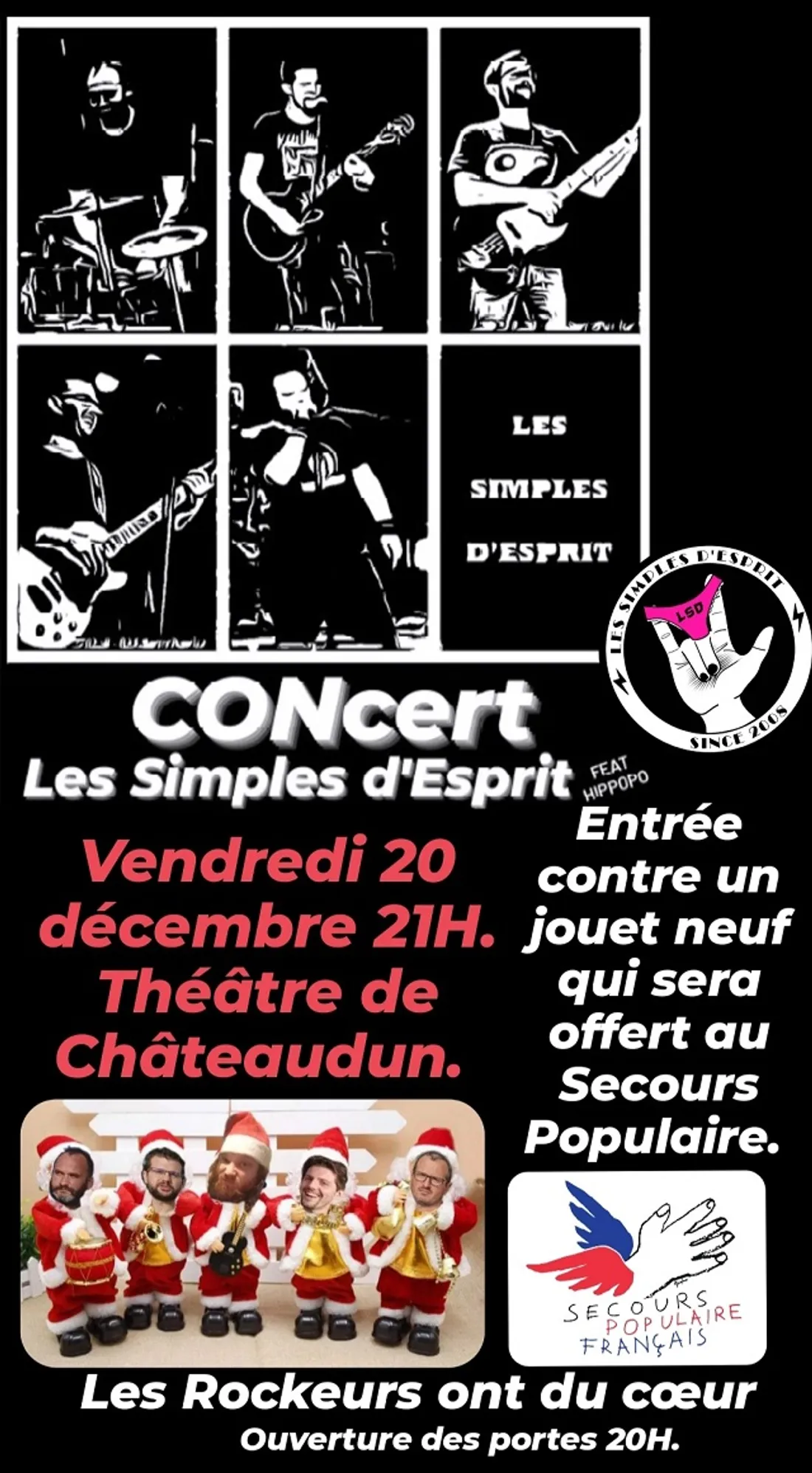 CHÂTEAUDUN - Concert : Les Simples d'Esprit