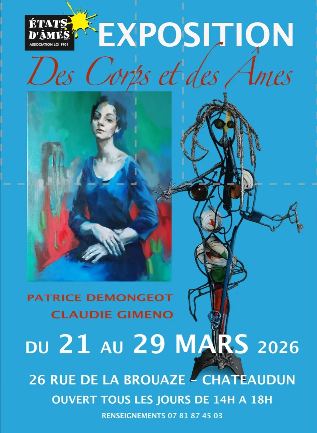 CHÂTEAUDUN - Exposition : Des Corps et des Âmes