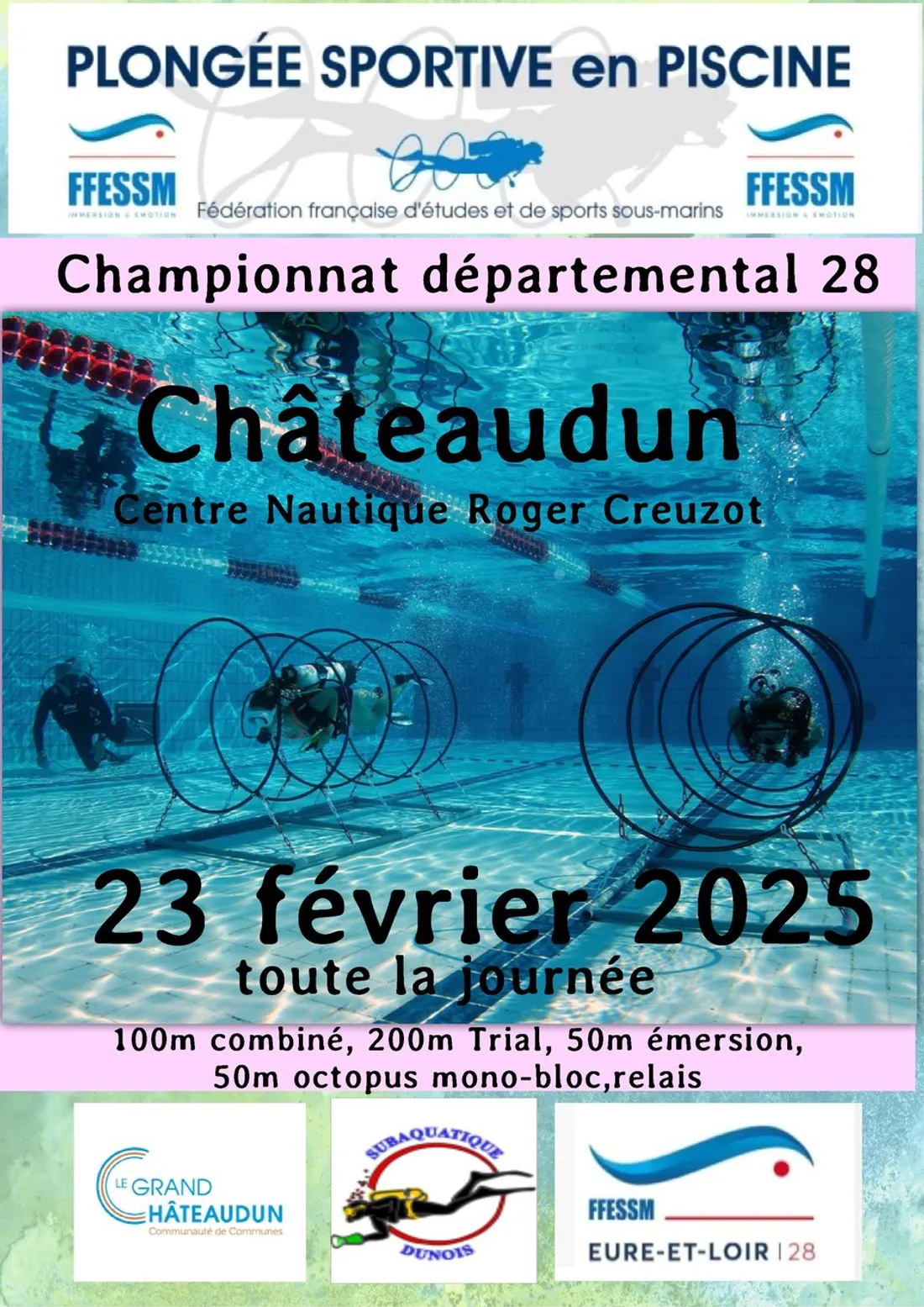 CHÂTEAUDUN - Championnat départemental de plongée sportive