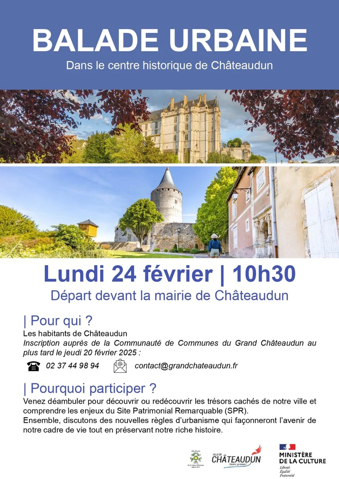 CHÂTEAUDUN - Balade urbaine dans le centre historique