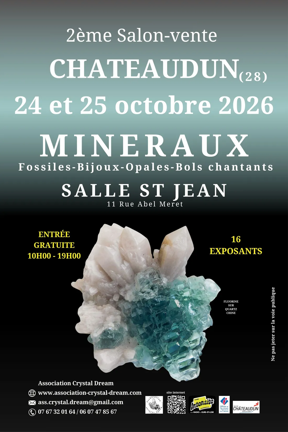 CHÂTEAUDUN - Salon vente Minéraux