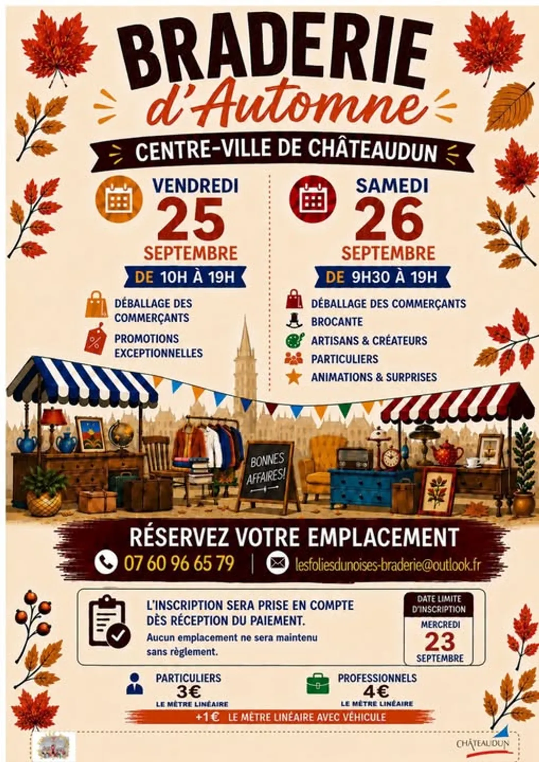 CHÂTEAUDUN - Vide-greniers et grande braderie d'automne