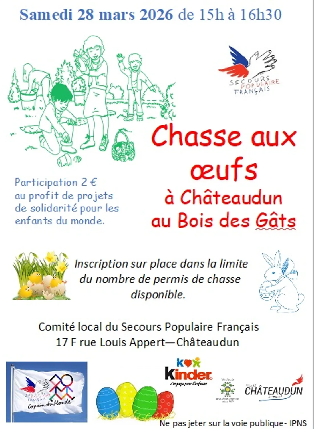 CHÂTEAUDUN - Chasse aux œufs