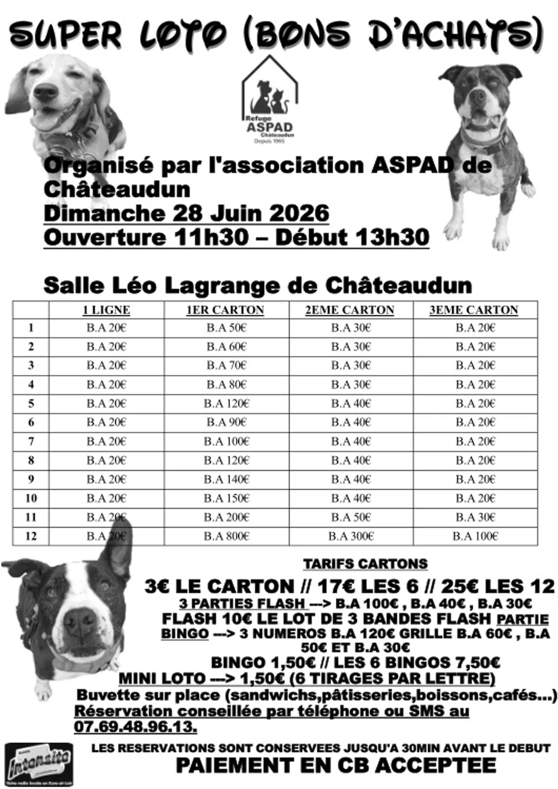 CHÂTEAUDUN - Loto de l'ASPAD