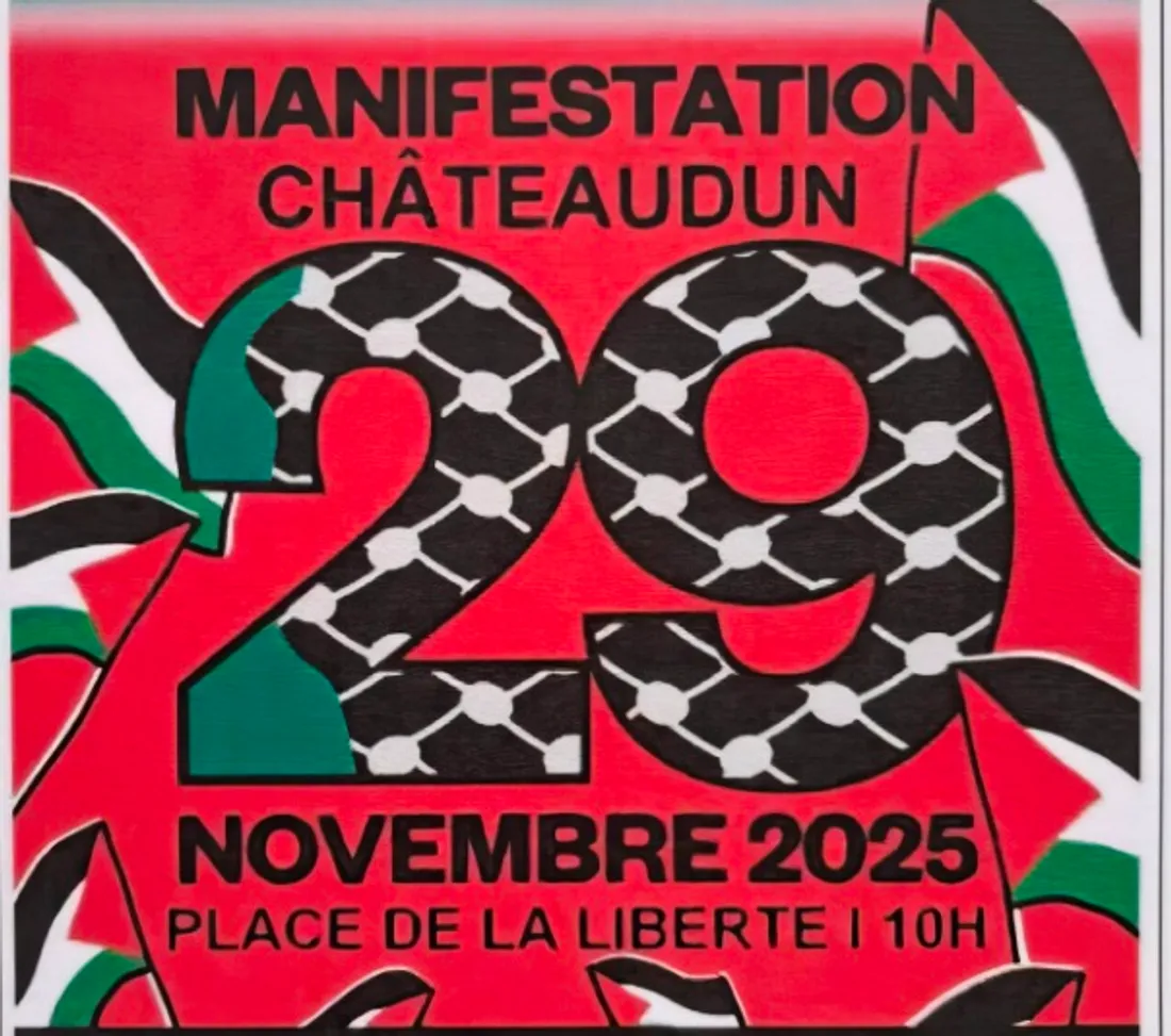 CHÂTEAUDUN – Mobilisation en solidarité avec la Palestine