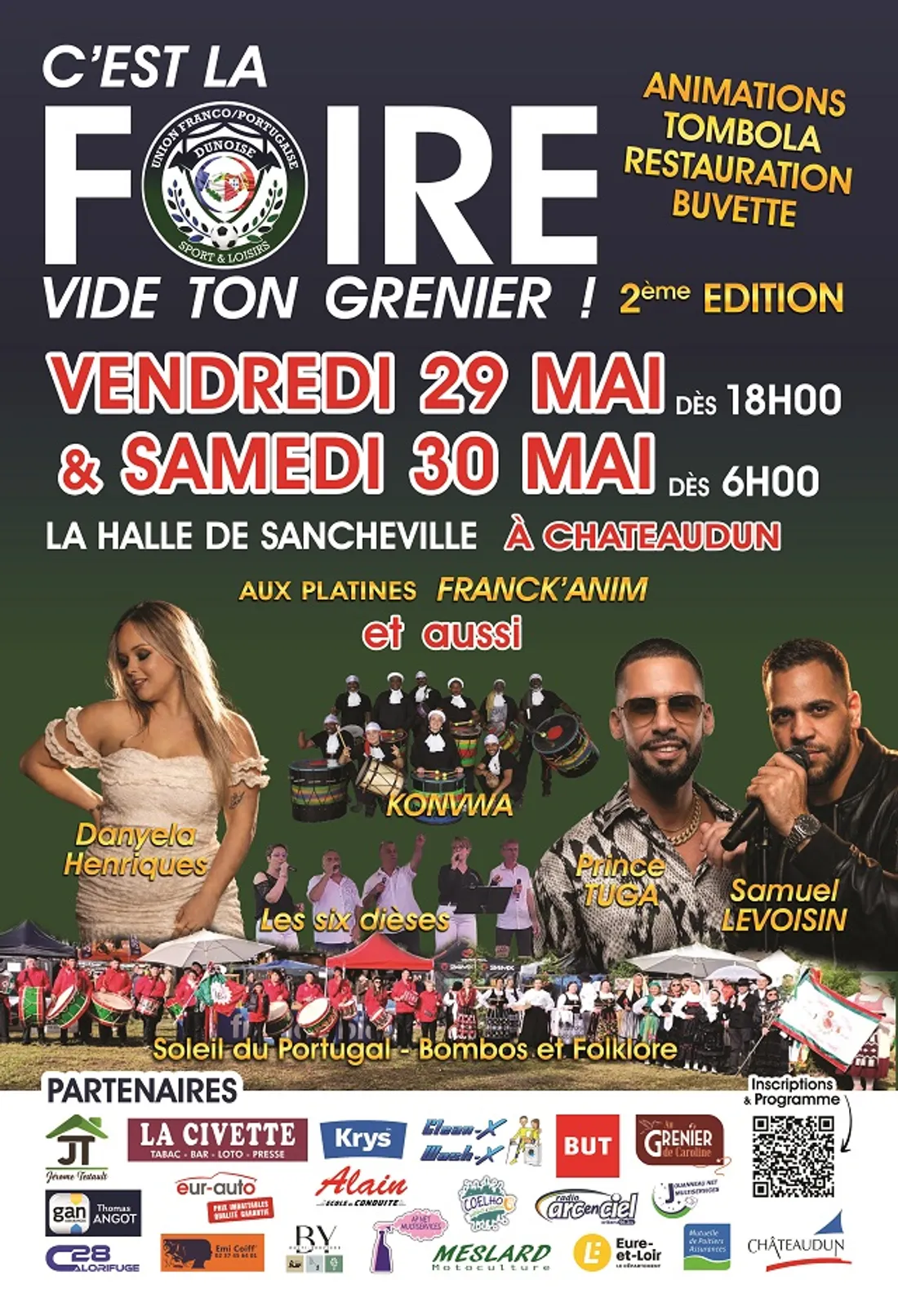 CHÂTEAUDUN - Foire à la brocante de l'Union Franco Portugaise Dunoise