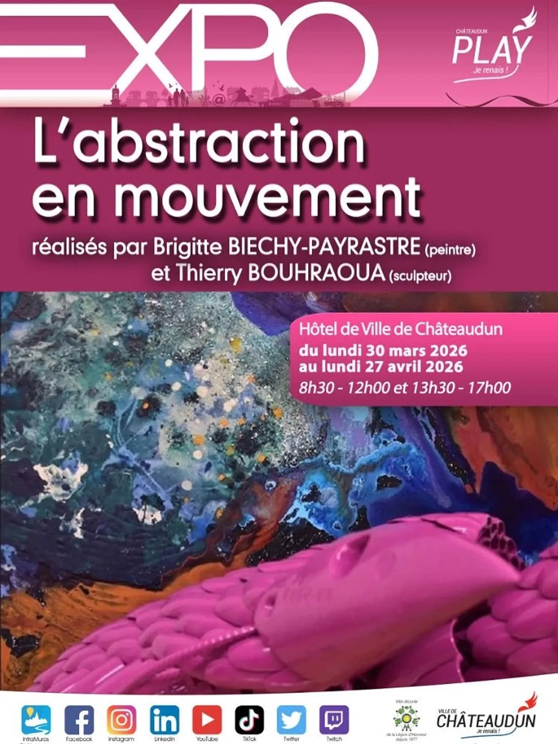 CHÂTEAUDUN - Exposition : L'abstraction en mouvement