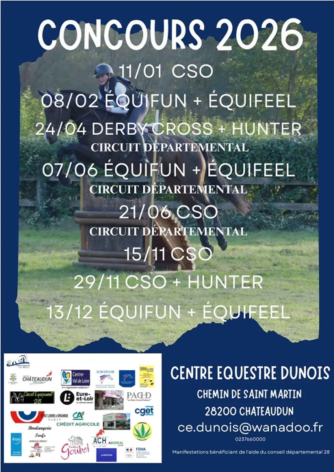 CHÂTEAUDUN - Centre Équestre Dunois 2026