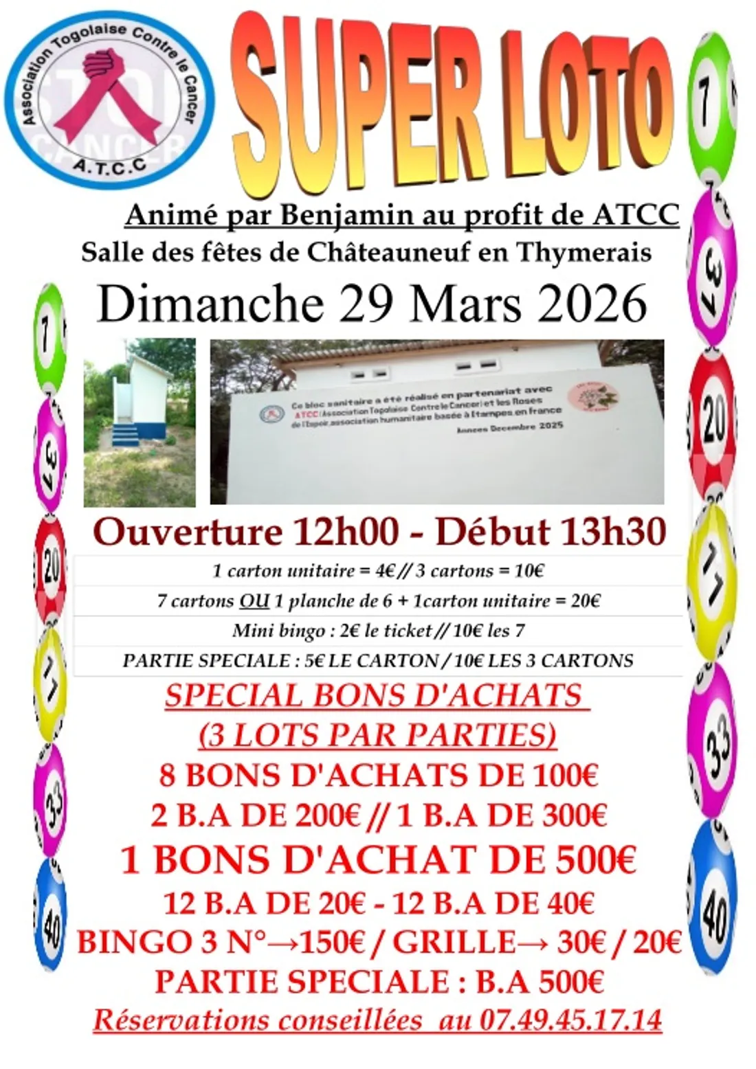 CHÂTEAUNEUF-EN-THYMERAIS - Loto de l'ATCC