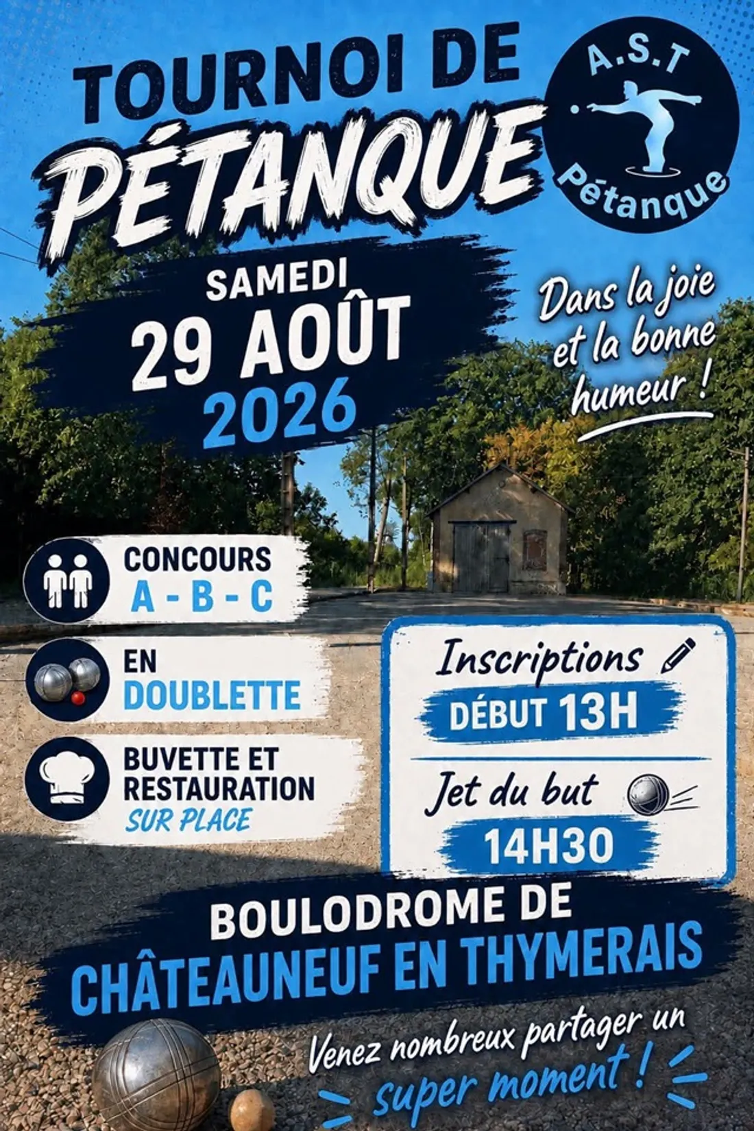 CHÂTEAUNEUF-EN-THYMERAIS - Tournoi de pétanque