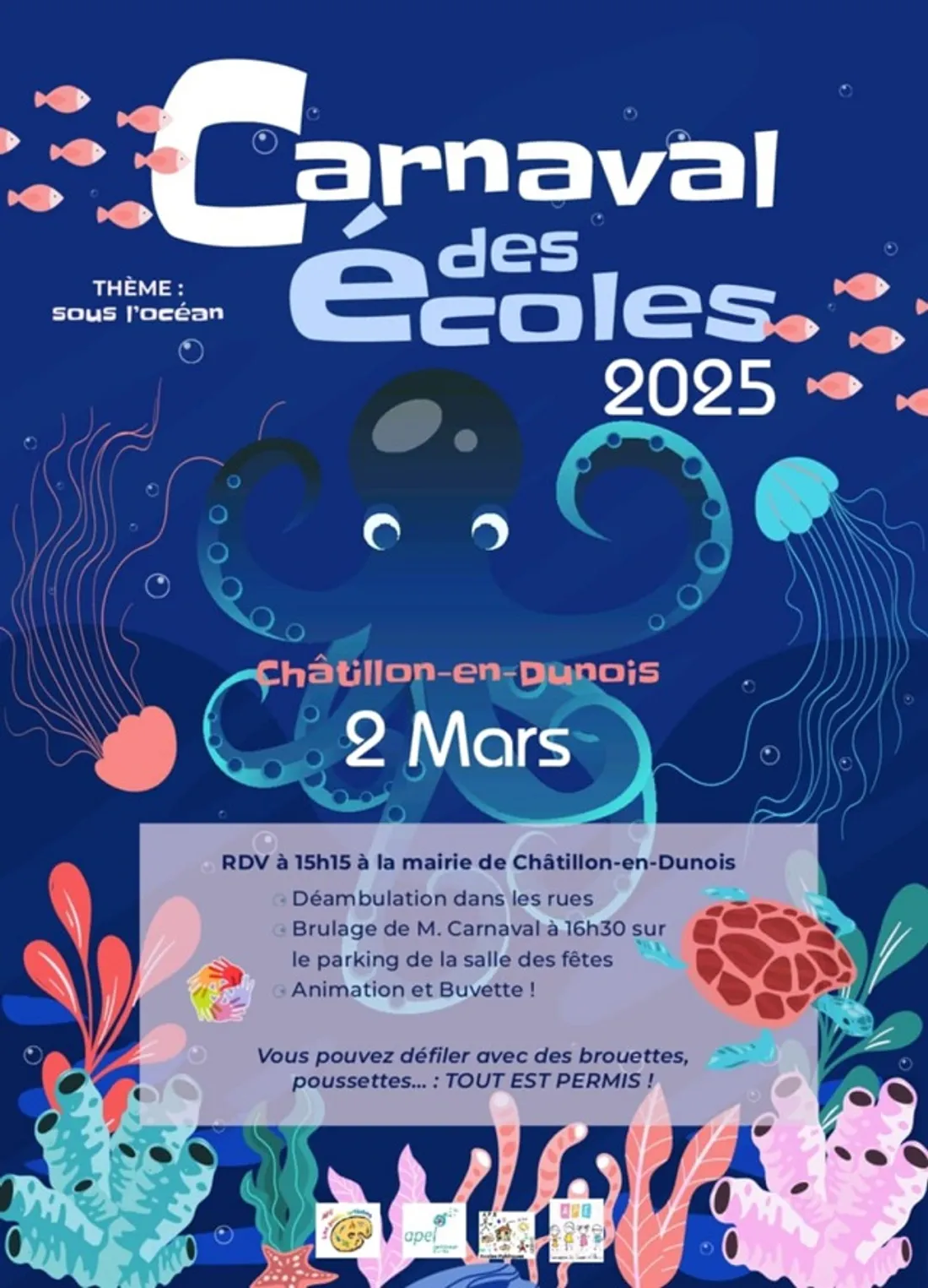 CHÂTILLON-EN-DUNOIS - Carnaval des écoles