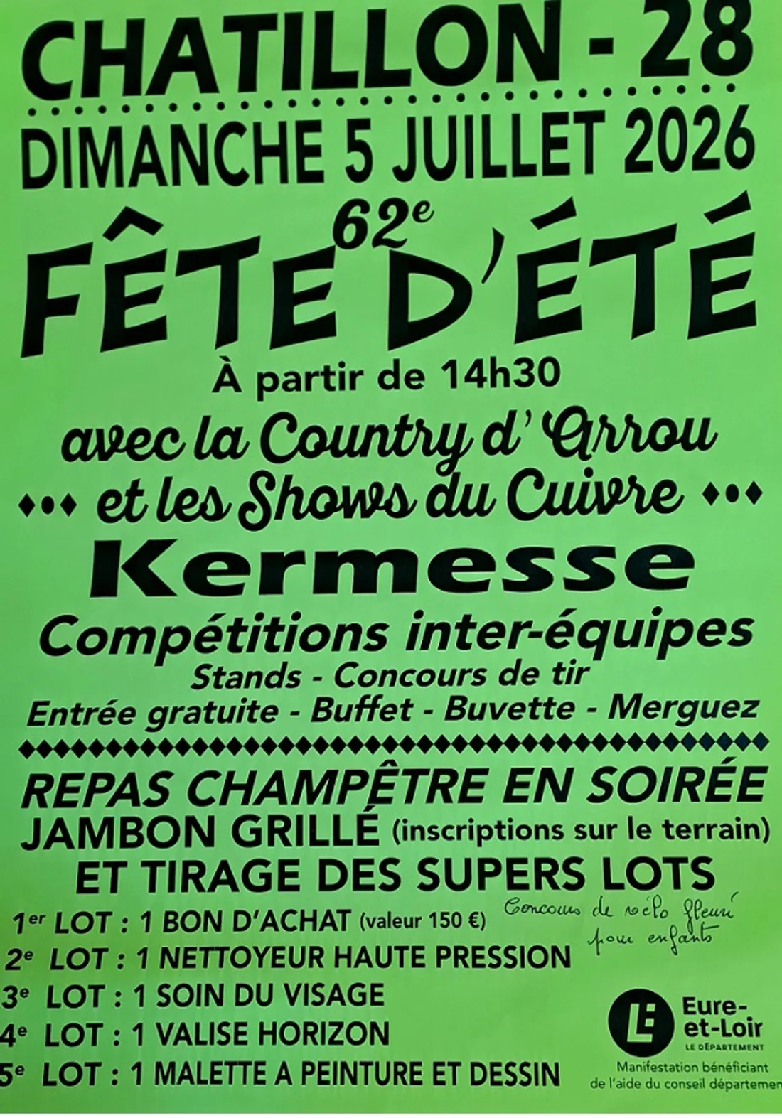 CHÂTILLON-EN-DUNOIS - 62e fête d'été