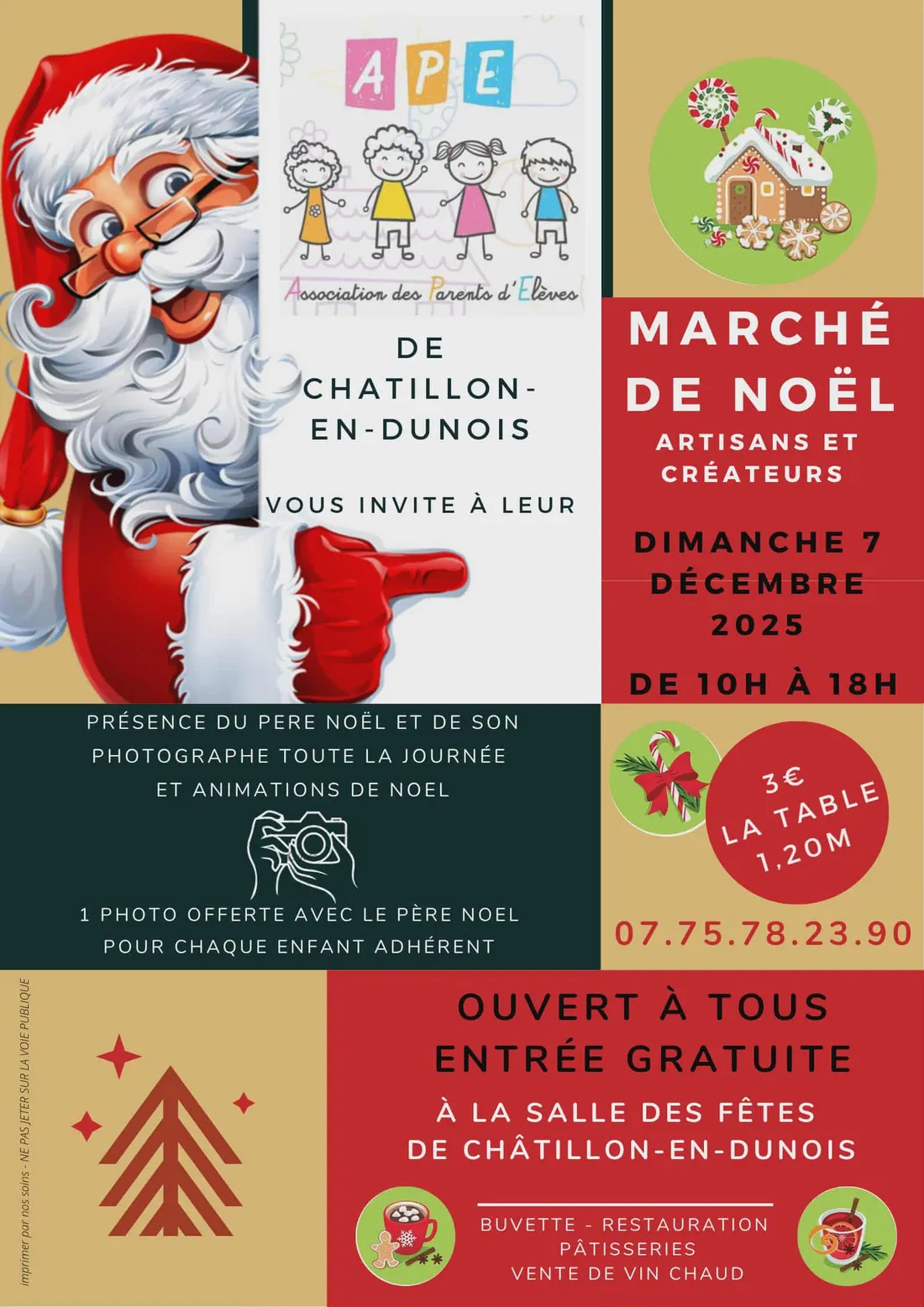 CHÂTILLON-EN-DUNOIS - Marché de Noël
