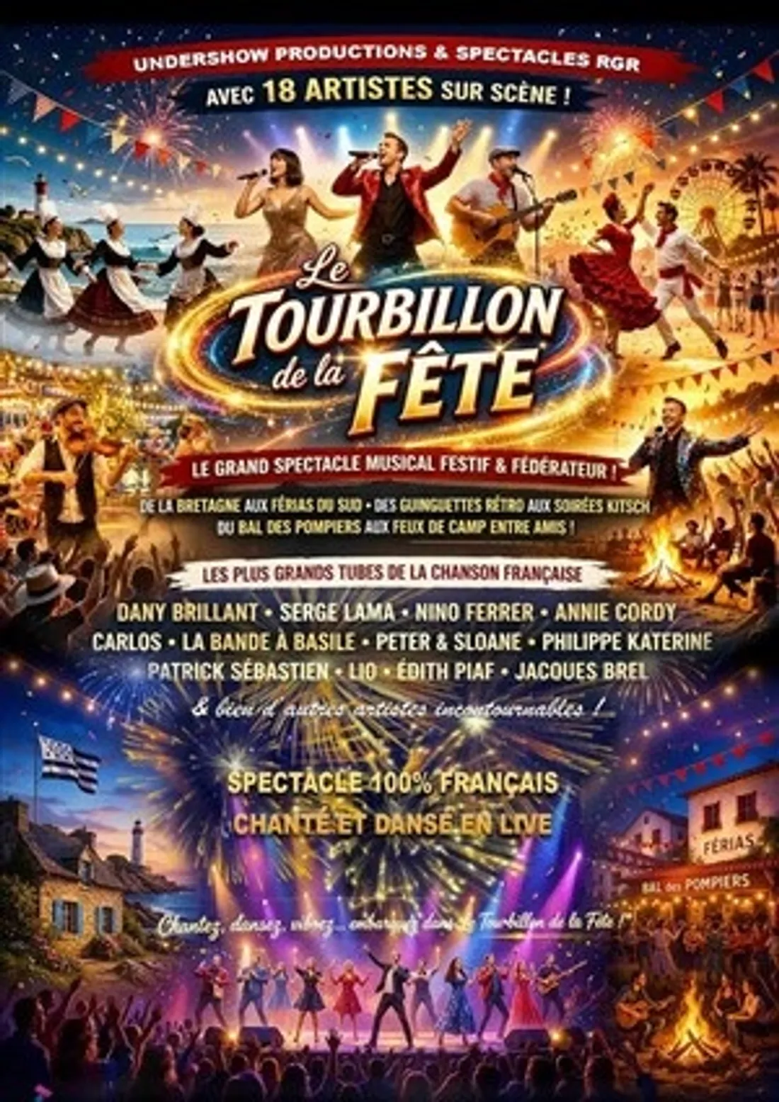 CHÉCY (45) - Spectacle : Le Tourbillon de la fête