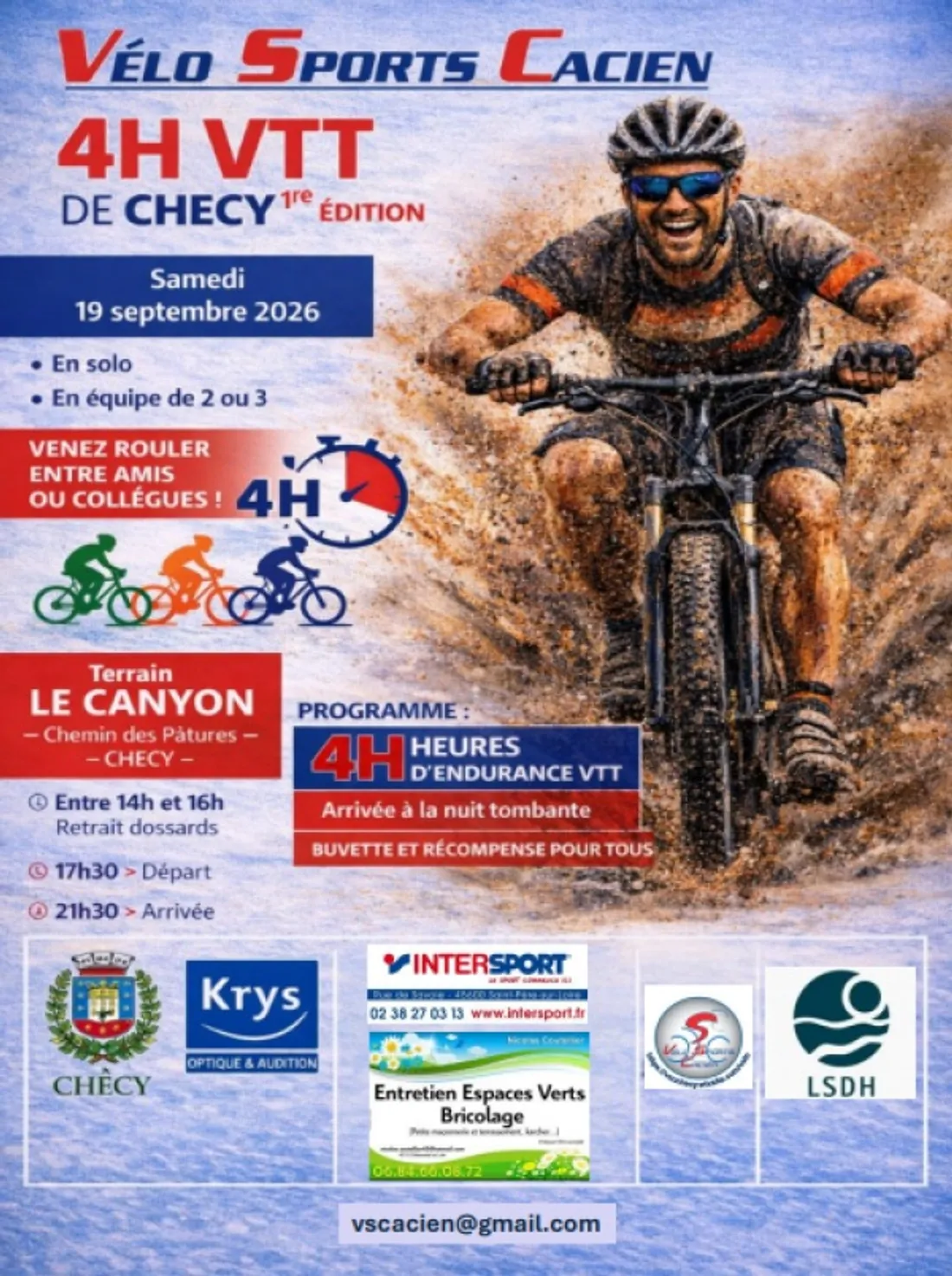CHÉCY (45) - 4H VTT de Chécy