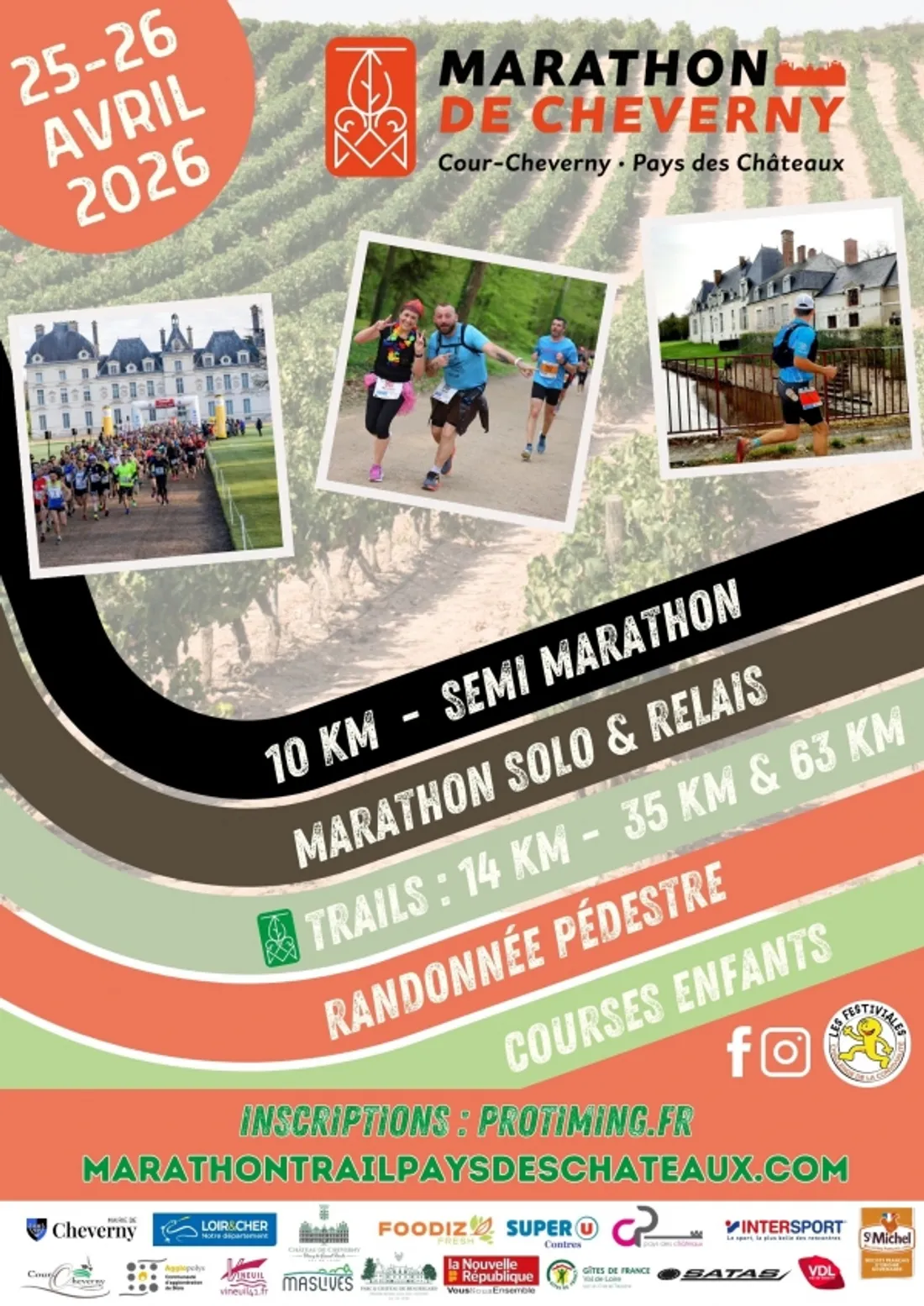 CHEVERNY (41) - Marathon de Cheverny et Trail du Pays des Châteaux