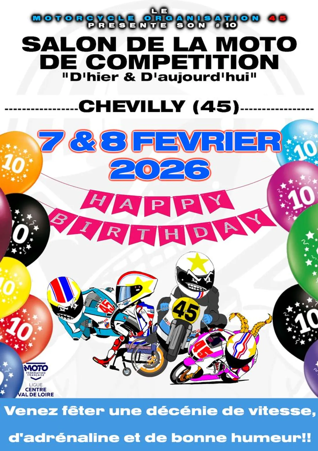 CHEVILLY (45) - Salon de la moto de compétition